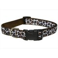 Sassy Dog Wear Sassy Dog Wear LEOPARD-WHITE1-C Leopard Dog Collar; White & Brown - Extra Small LEOPARD-WHITE1-C